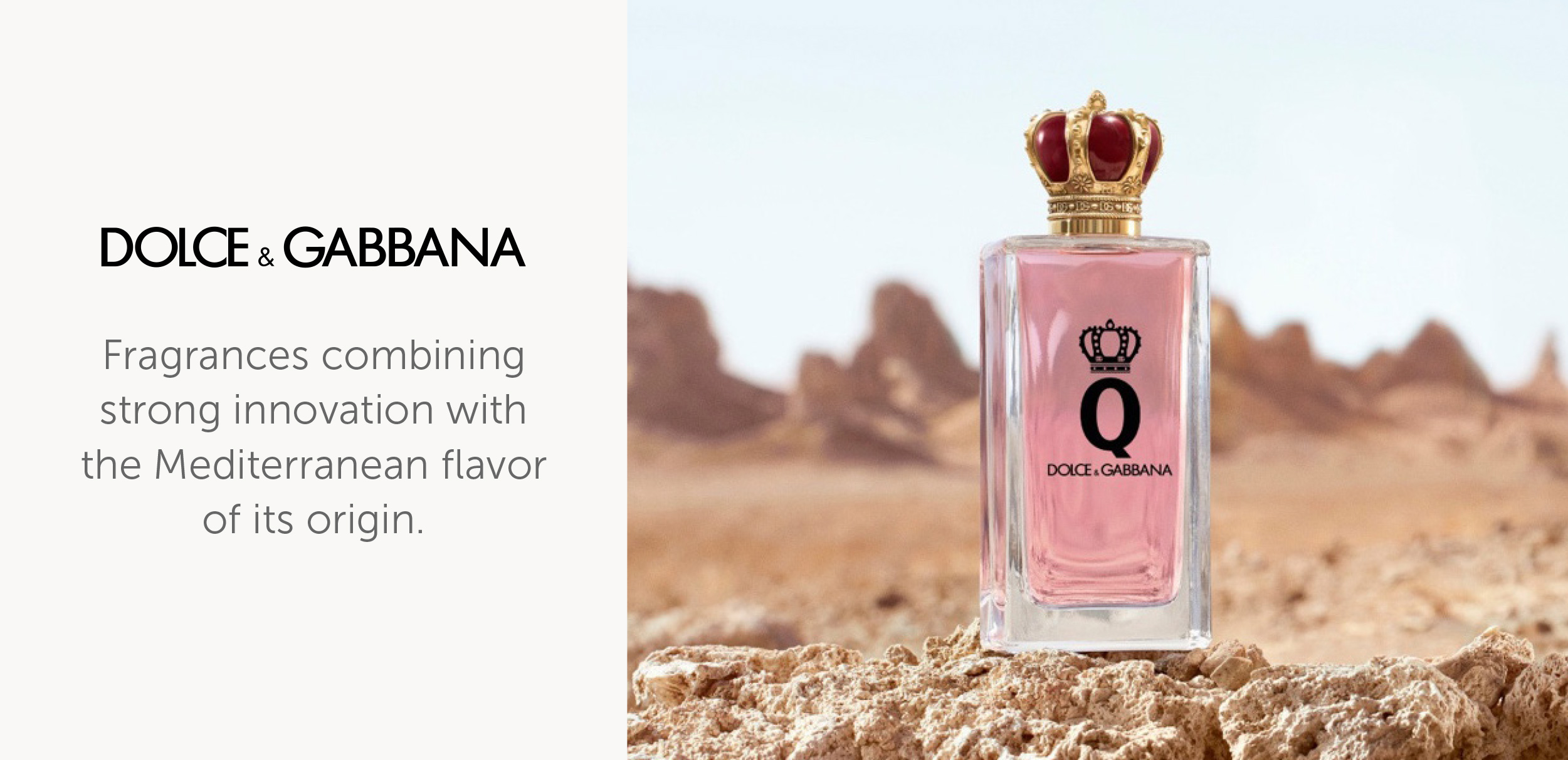 The Dolce & Gabbana Fragrance and Perfume range