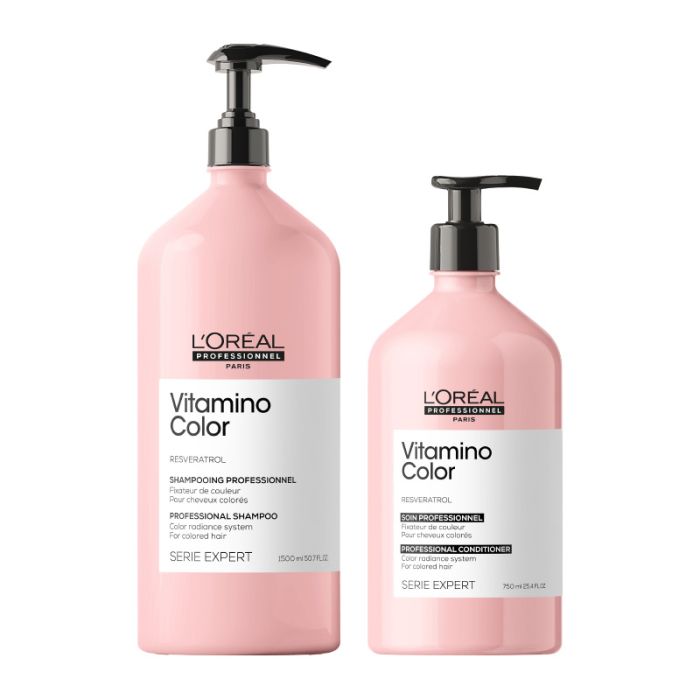 Serie Expert Vitamino Colour Shampoo 1500ml & Conditioner 750ml by L'Oréal Professionnel