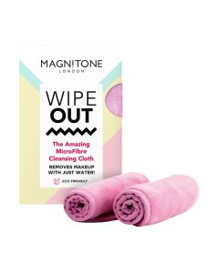 MAGNITONE WipeOut Microfibre Cleansing Cloths Pink 2Pk