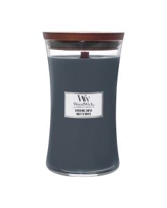 WoodWick Evening Onyx Large Hourglass Candle