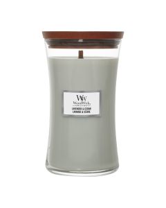 WoodWick Lavender And Cedar Large Hourglass Candle