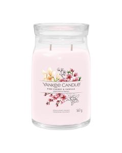 Yankee Candle Signature Pink Cherry Vanilla Large Jar Candle