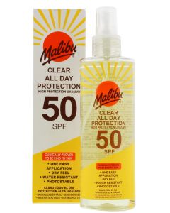 Malibu SPF50 All Day Clear Protection 250ml