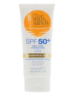 Bondi Sands Sun Lotion SPF50+ Fragrance Free 150ml