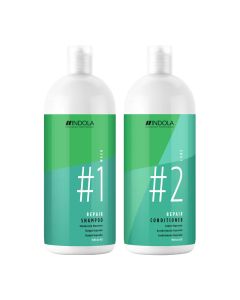 Indola Repair Shampoo & Conditioner 1500ml