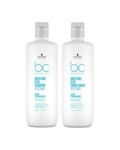 Bonacure Moisture Kick Shampoo & Conditioner 1000ml by Schwarzkopf