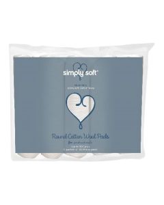 Simply Soft Round Cotton Wool Pads x 500