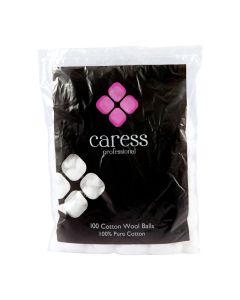 Caress Professional Cotton Wool Balls x 100