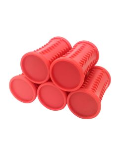5 Pack Red Rollers Jumbo 34-30mm For Babyliss PRO 30 Piece Roller Set